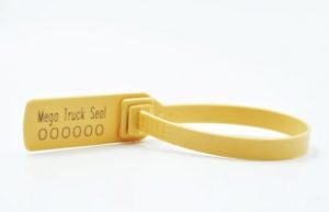 Sello Indicativo Plástico Amarillo tipo Pulsera